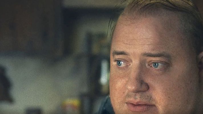 Telediario 2 - Actores irreconocibles: Brendan Fraser, con 200 kg más en 'La ballena'