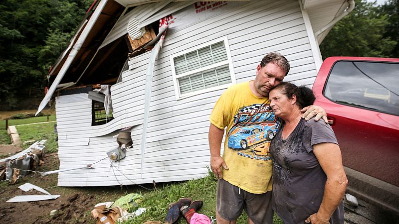 Al menos 25 muertos en las inundaciones en Kentucky