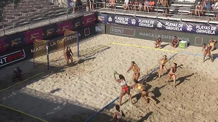 Balonmano - Balonmano playa - Campeonato de España de Clubes. Final femenina