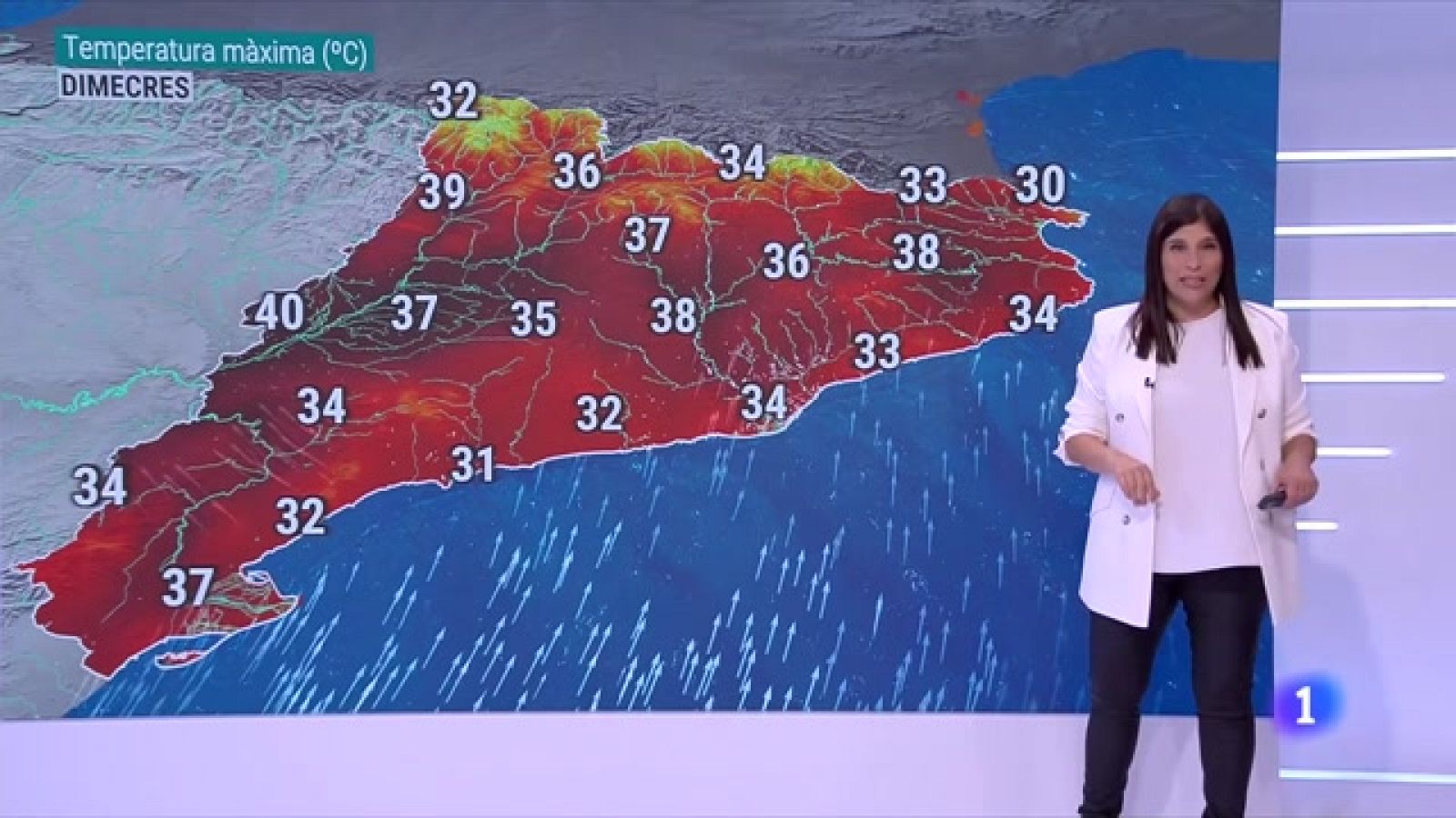 El Temps (03/08/2022) - Temperatures de 40º i tempestes fortes