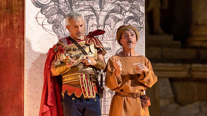Telediario 2 - El festival Internacional de Teatro Clásico de Mérida abre el telón con la obra de Plauto 'Miles Gloriosus'