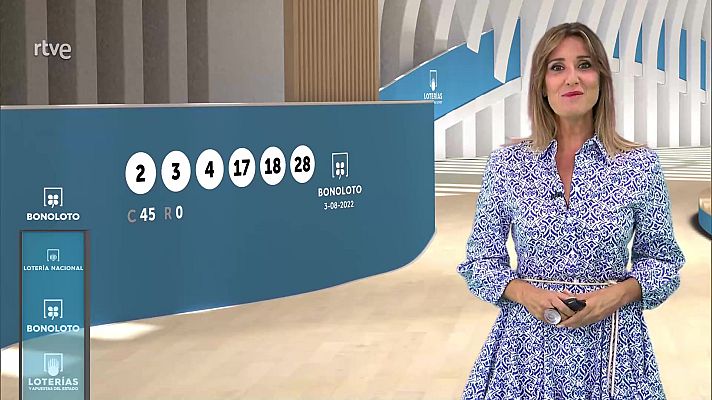Loterías - Sorteo de la Bonoloto del 03/08/2022