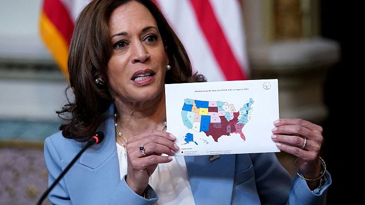 Telediario 1 - Ocho estados prohíben el aborto en EE.UU. un mes después de la sentencia del Tribunal Supremo