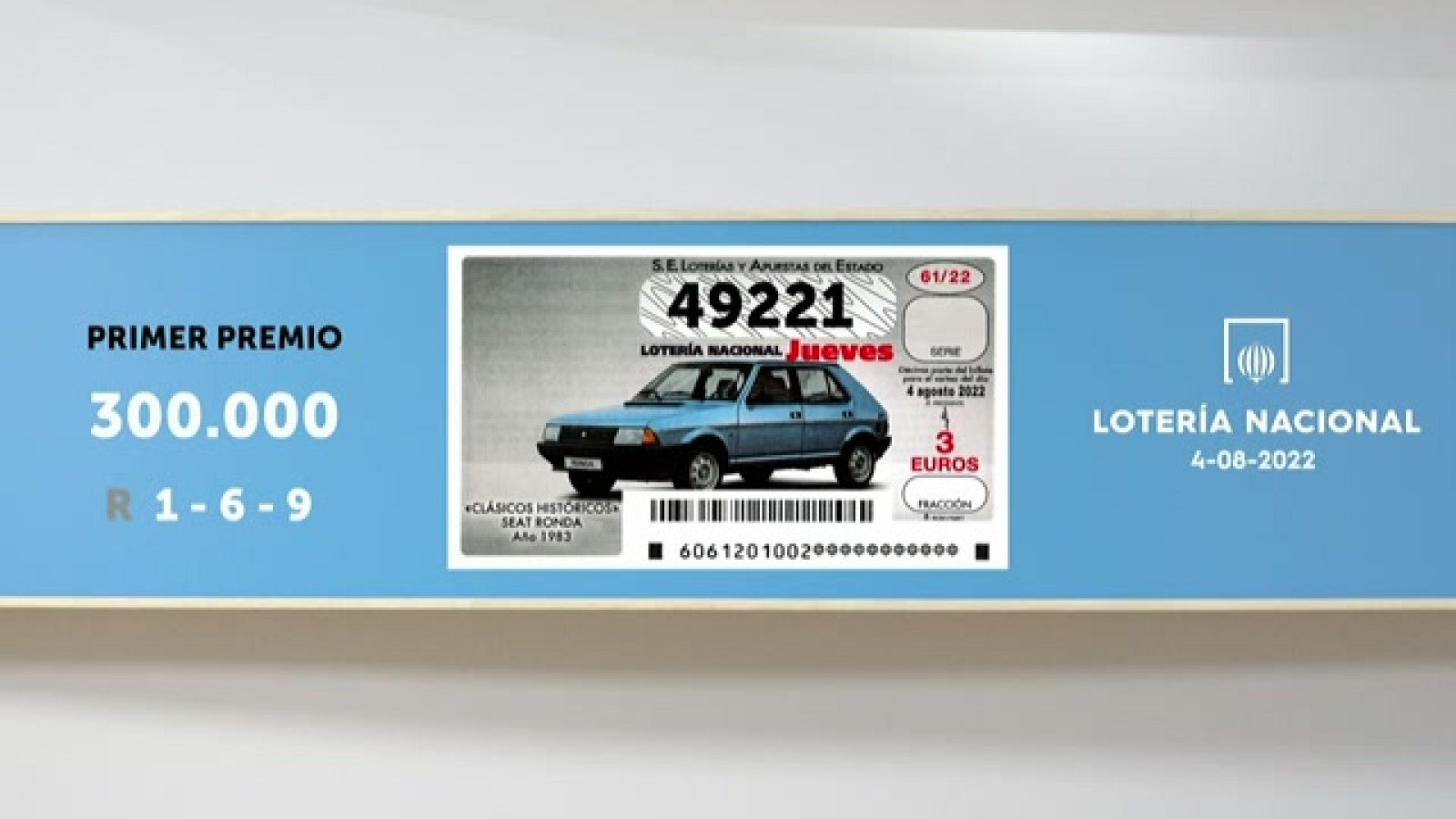 Sorteo de la Lotería Nacional del 04/08/2022 - Ver ahora