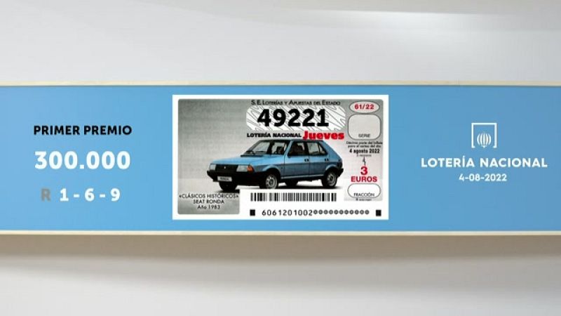 Sorteo de la Lotería Nacional del 04/08/2022 - Ver ahora