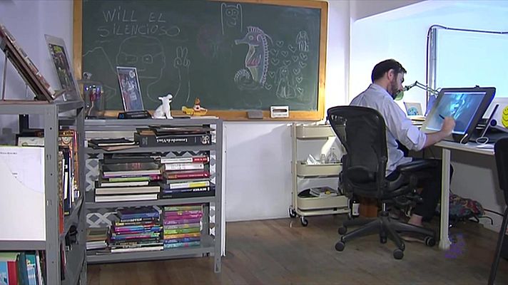 Telediario 2 - Álvaro Martínez gana un Eisner, el Oscar del mundo del cómic