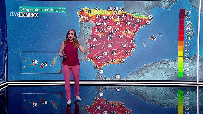 El tiempo - Nubosidad baja en el norte de Galicia y extremo occidental Cantábrico, con posibilidad de alguna lluvia débil. Poco nuboso en general en el resto de la Península y Baleares