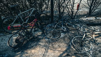 El fuego avanza en �vila y arrasa m�s de 2.200 hect�reas en A Coru�a