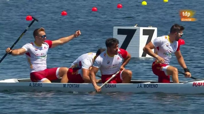 Piragüismo - Moreno, Graña, Fontán y Sieiro, oro en C4 500
