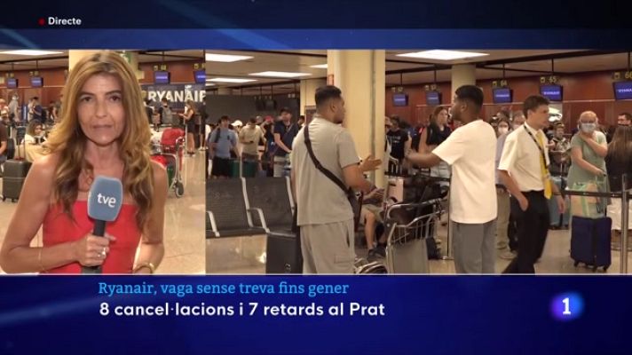 L'Informatiu - Els tripulants de cabina de Ryanair estan cridats a cinc mesos de vaga