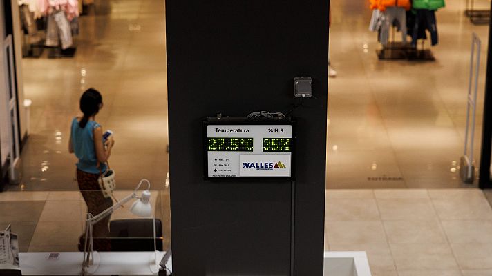 Telediario 1 - Los comercios y la hostelería se preparan para ajustar la temperatura al plan de ahorro energético