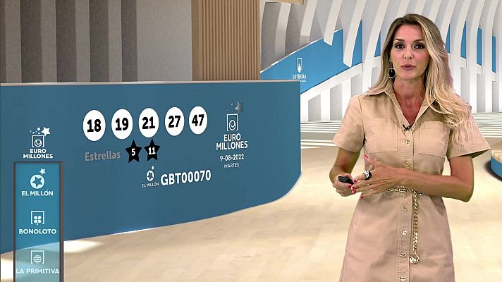 Loterías - Sorteo de la Bonoloto y Euromillones del 09/08/2022
