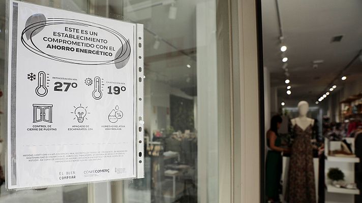 Telediario 1 - El PP califica el plan de ahorro como "cartilla de racionamiento energético" y Llop defiende su constitucionalidad