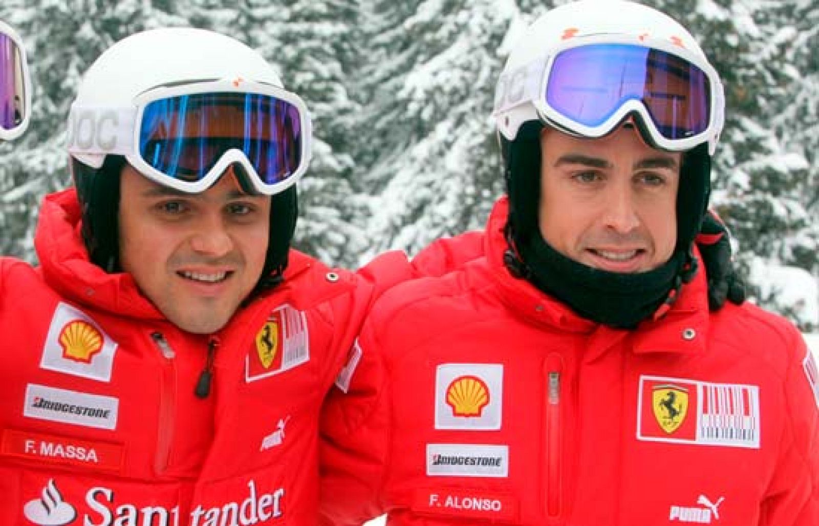 Alonso se viste de rojo Ferrari | Ver