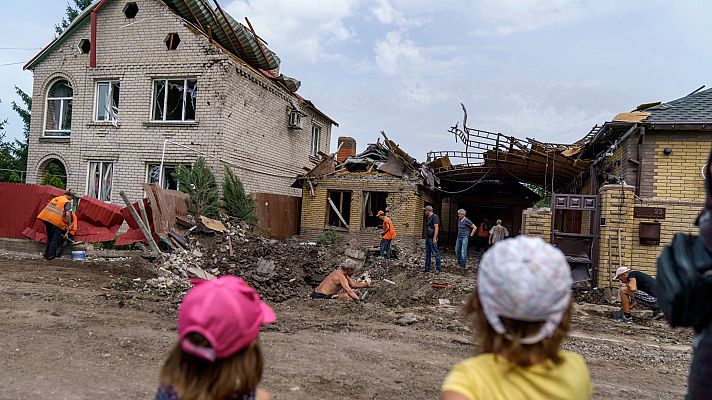 Telediario 2 - Rusia intensifica los ataques aéreos en Ucrania