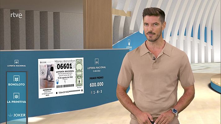 Loterías - Sorteo de la Lotería Nacional del 13/08/2022