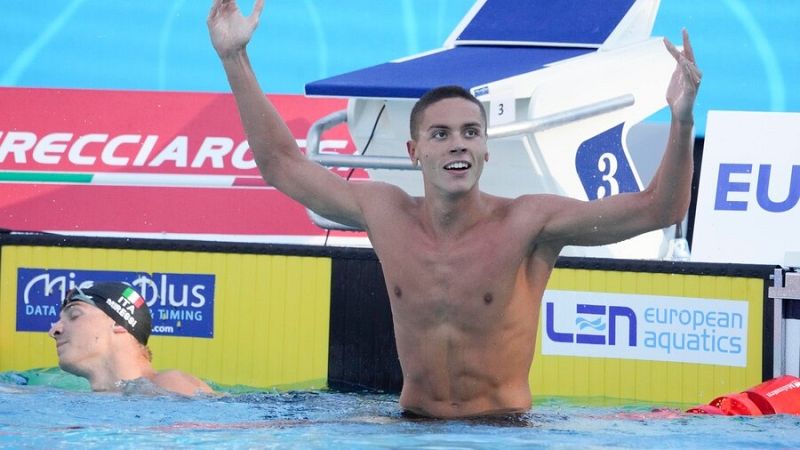 Europeo Natación: récord del mundo en 100 libres - Natación | Ver