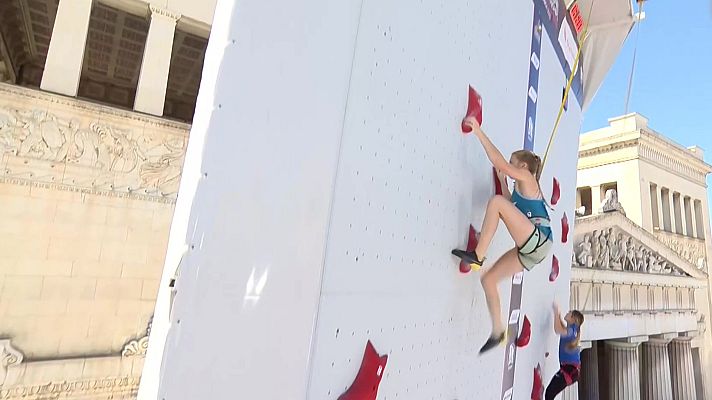 Campeonato de Europa 2022 - Escalada - Campeonato de Europa. Final Velocidad Masculina y Femenina