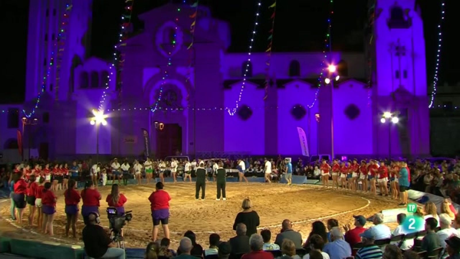 XXIV Luchada Institucional y IV Luchada Femenina en honor a La Virgen de Candelaria - Especiales TVE Canarias | Ver