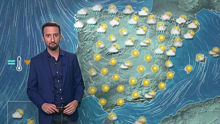 El tiempo - El tiempo: Lluvias en el oeste y norte de la Península