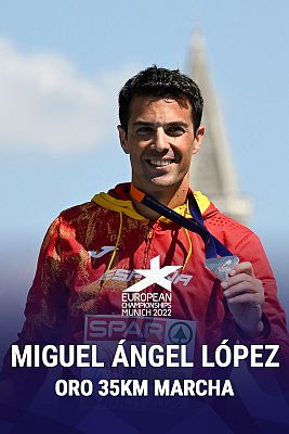  - Miguel Ángel López, campeón de Europa de 35 km marcha