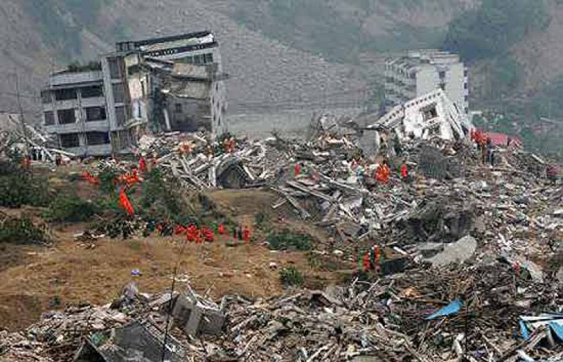 Un videoaficionado graba el terremoto en Haiti