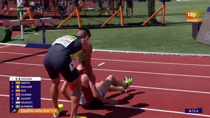 Campeonato de Europa 2022 - Carabaña se para y socorre a un rival en el Europeo