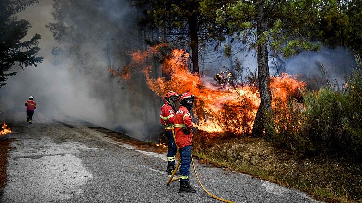 La tarde en 24h - El incendio en Serra da Estrela, Portugal, se reactiva y podría expandirse