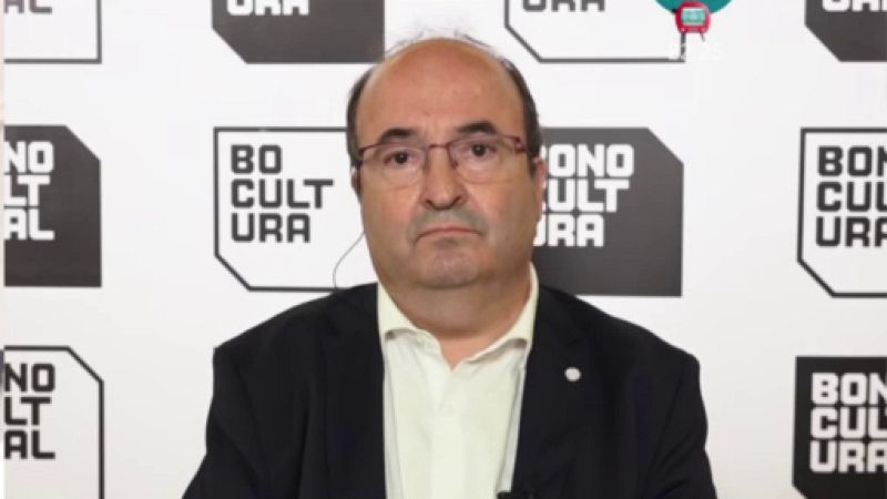 Miquel Iceta: "180.000 jóvenes han solicitado ya el bono cultural" - La hora de La 1 | Ver