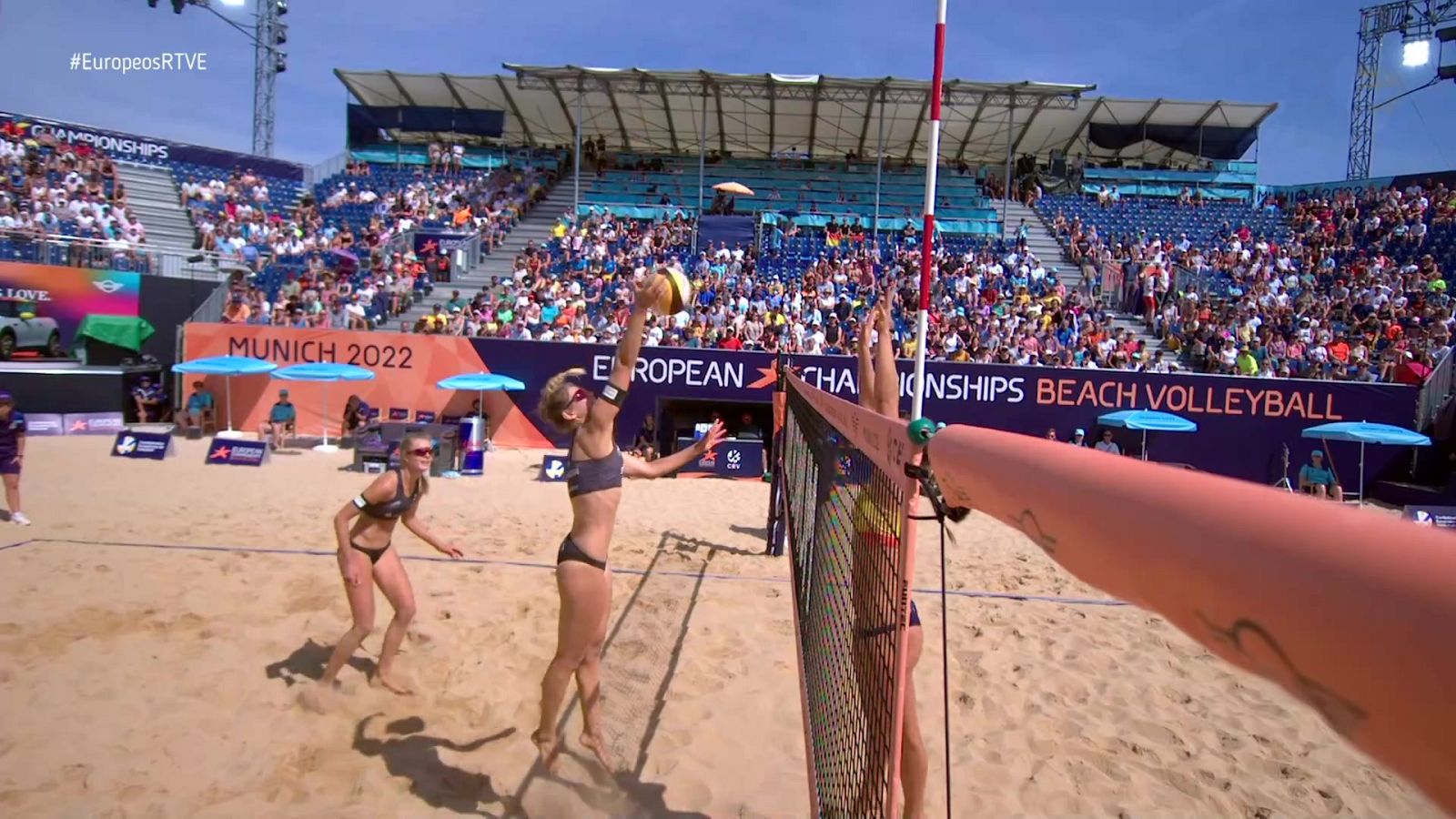 Voley playa - Campeonato de Europa. Clasificatorias femeninas: Müller/Tillmann (Ger.) - Álvarez M/Moreno (Esp.) - ver ahora