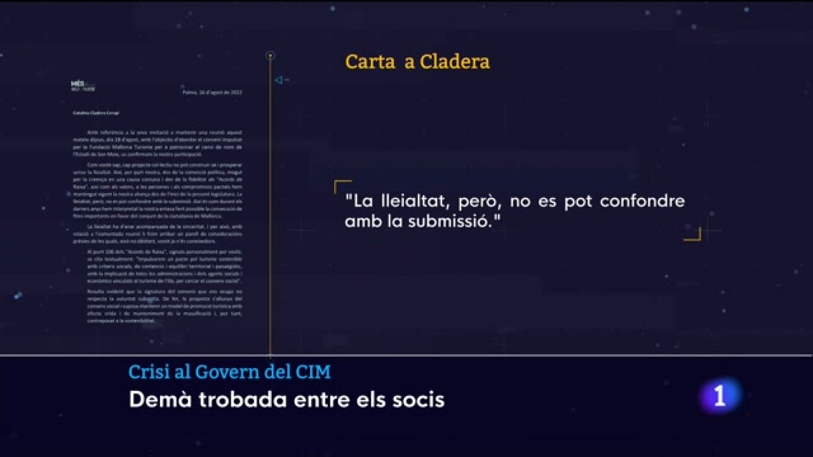 Crisi al Govern del CIM - 17/08/2022 - Veure ara