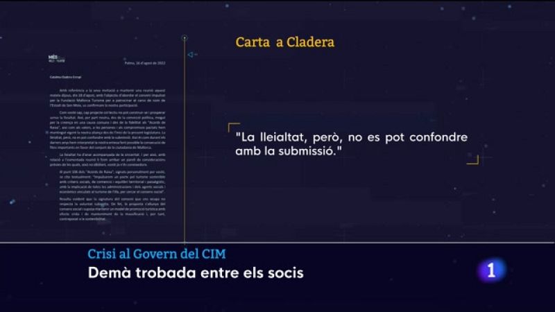 Crisi al Govern del CIM - 17/08/2022 - Veure ara
