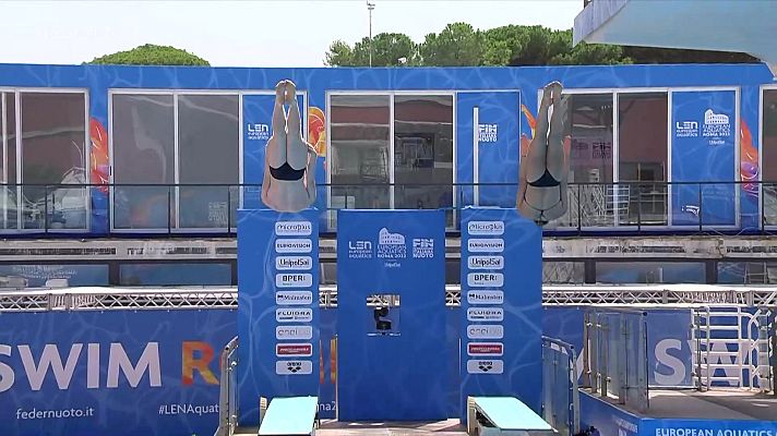 Campeonato de Europa 2022 - Saltos - Campeonato de Europa. Final 3m sincronizados mixtos