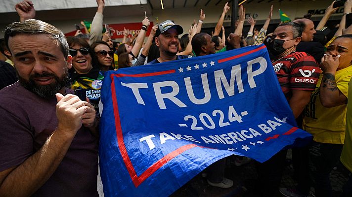 Telediario 2 - Las investigaciones judiciales a Trump no frenan su tirón electoral