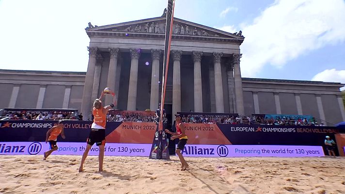 Campeonato de Europa 2022 - Voley playa - Campeonato de Europa. Clasificatorias masculinas: Herrera/Gavira (Esp.) - Immers/Boermans (Ned.)