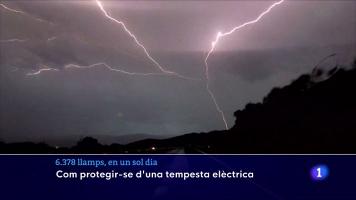 L'Informatiu - Un llamp deixa 8 ferits a Castelldefels