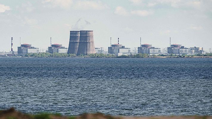 Telediario 2 - La seguridad en la central nuclear de Zaporiyia sigue preocupando
