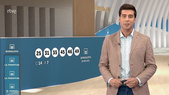 Loterías - Sorteo de la Bonoloto y Primitiva del 20/08/2022
