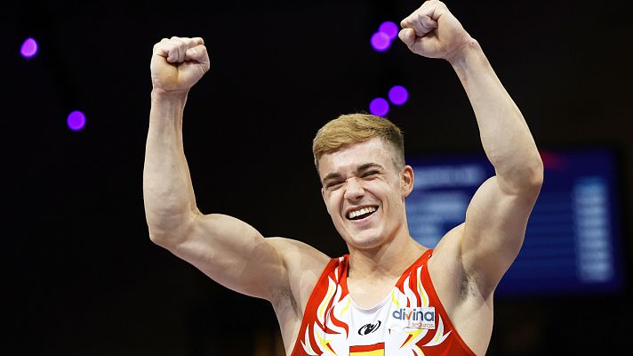 Campeonato de Europa 2022 - El gimnasta español Joel Plata, bronce europeo en la final de barra