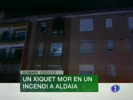 L'informatiu - Comunitat Valenciana - L'informatiu Comunitat Valenciana - 13/01/10