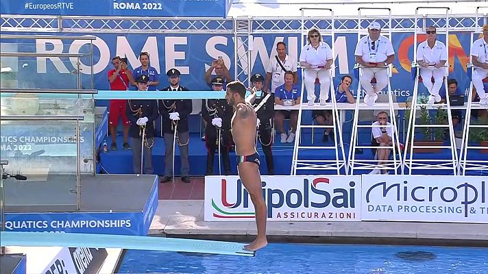 Campeonato de Europa 2022 - Saltos - Campeonato de Europa. Final 3m masculinos