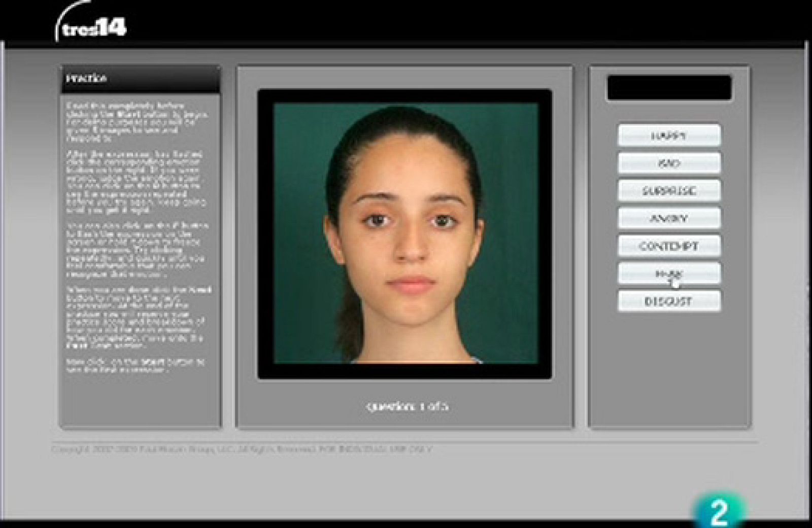 Lenguaje facial (cara)