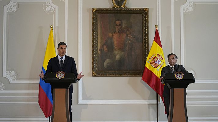 Especiales informativos - Visita oficial de Pedro Sánchez a Colombia