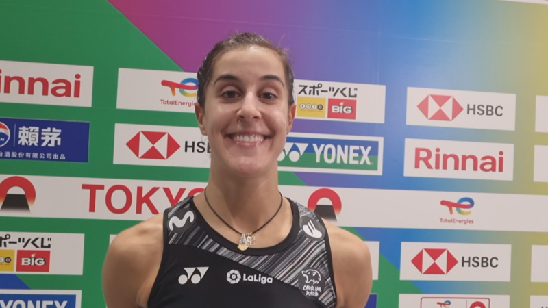 Carolina Marín: "Estos partidos épicos me dan confianza"