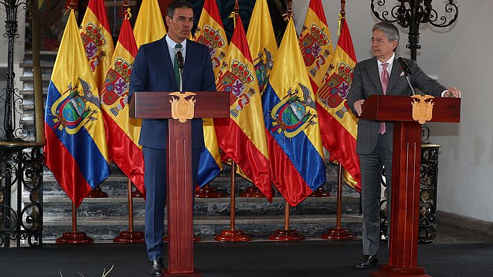 Especiales informativos - Visita oficial de Pedro Sánchez a Ecuador
