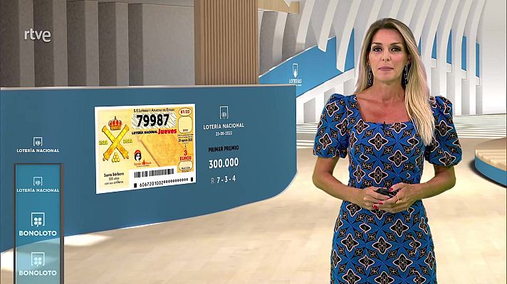 Loterías - Sorteo de la Lotería Nacional, Bonoloto, Primitiva y Jóker del 25/08/2022