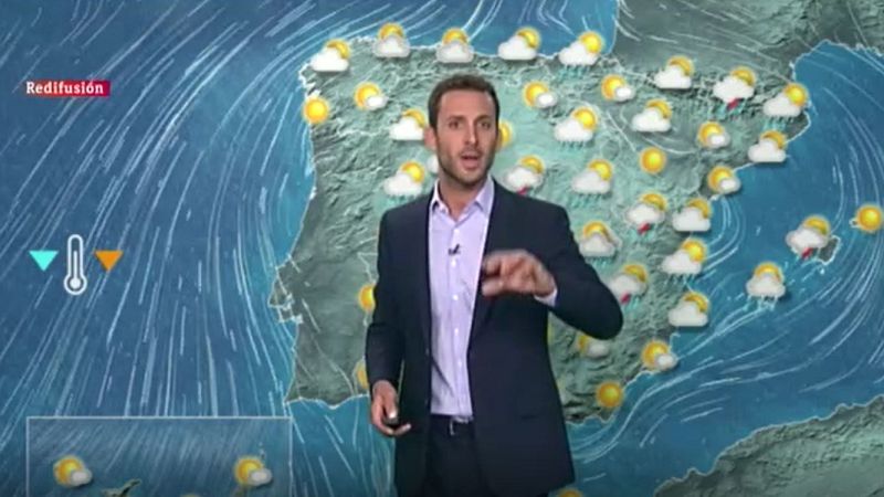 Chubascos y tormentas en el centro, este peninsular y Baleares - El tiempo | Ver