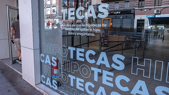 Telediario 1 - Junio, el mejor mes para la firma de hipotecas en 12 años