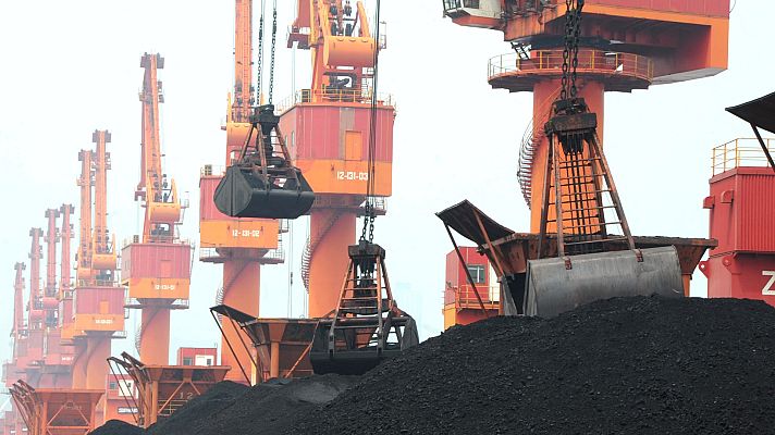 Telediario 2 - Frenazo de la actividad económica en China en el segundo trimestre