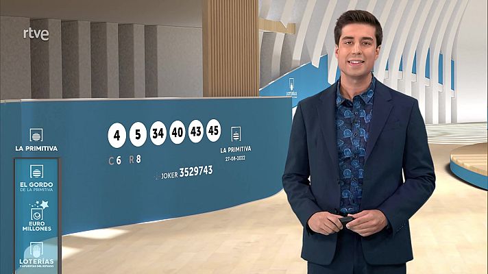Loterías - Sorteo de la Bonoloto y Primitiva del 27/08/2022